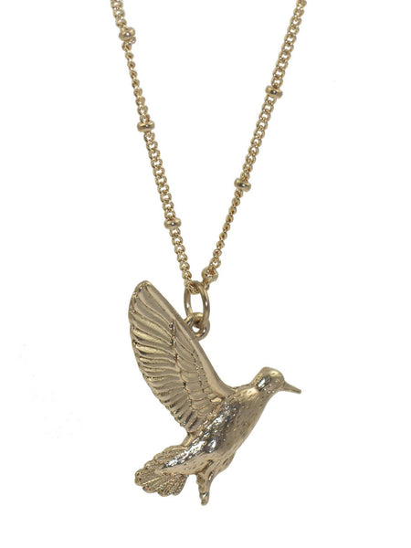 Dainty Vintage Style Bird Necklace